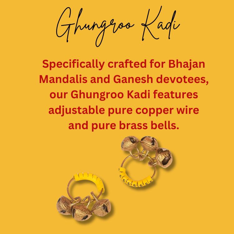 Brass Ghungroo Kadi (Pair Of 2)