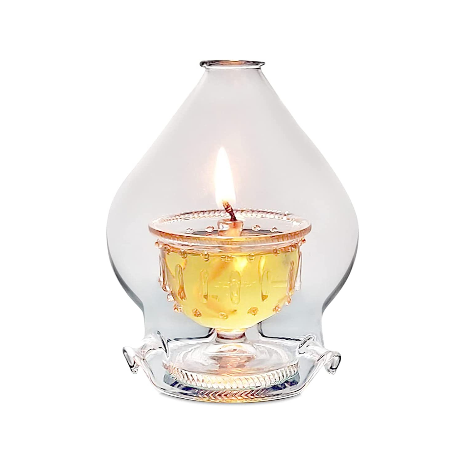 Akhand Diya Made of Borosilicate Glass.(8 Hours)