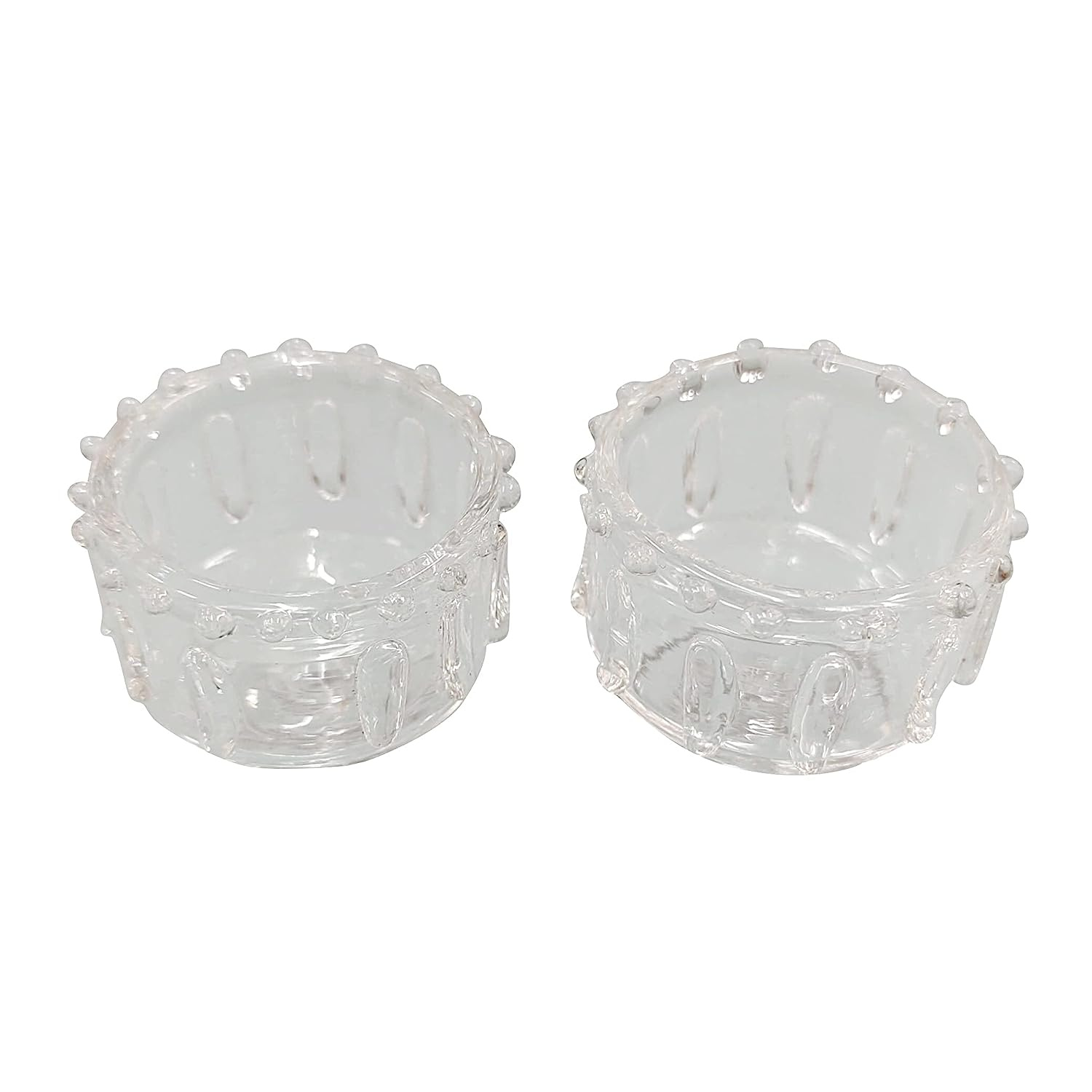 Pooja Thali Set Made of Borosilicate Glass with 8 Essentials.