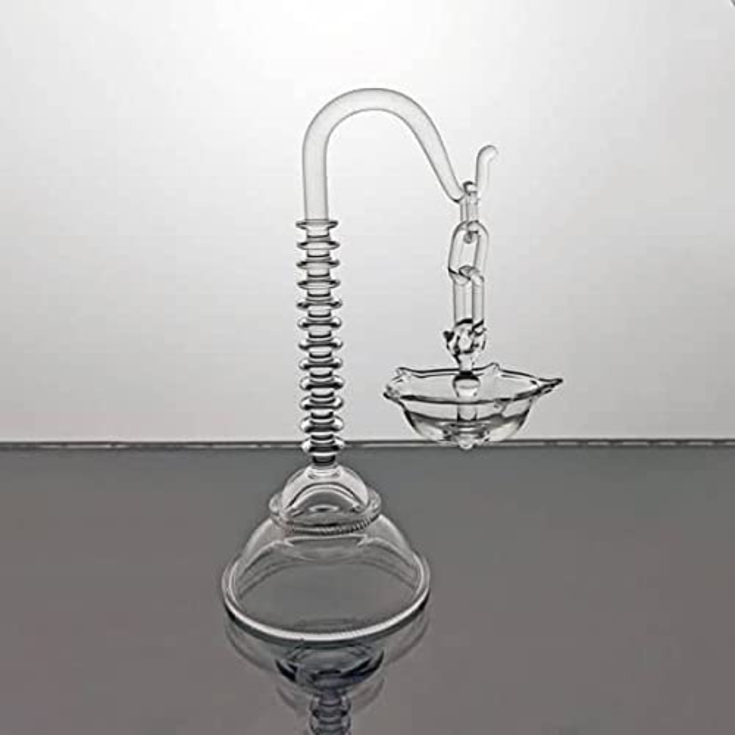 Stand Laman Diya Made of Borosilicate Glass