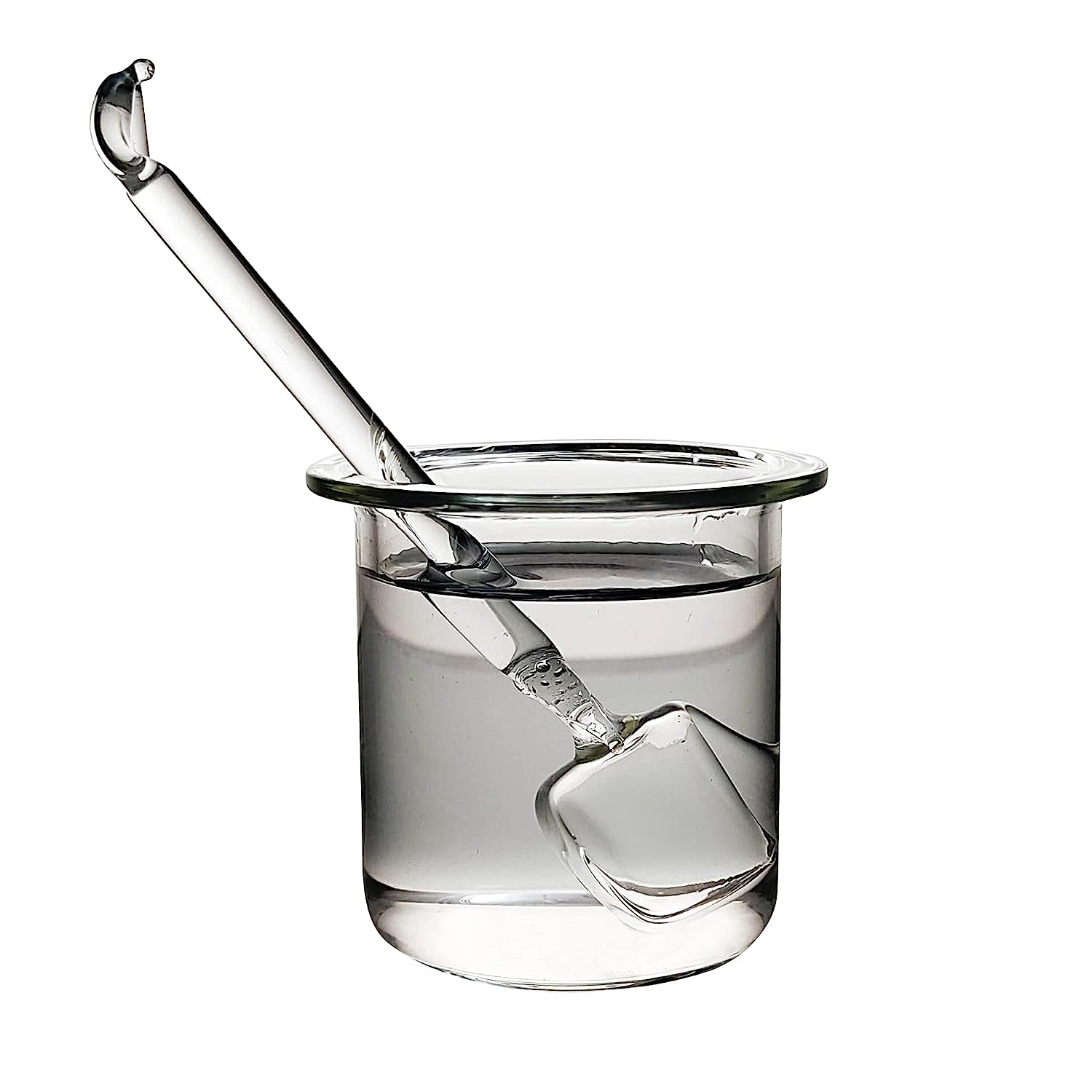 Pooja Thali Set Made of Borosilicate Glass with 8 Essentials.