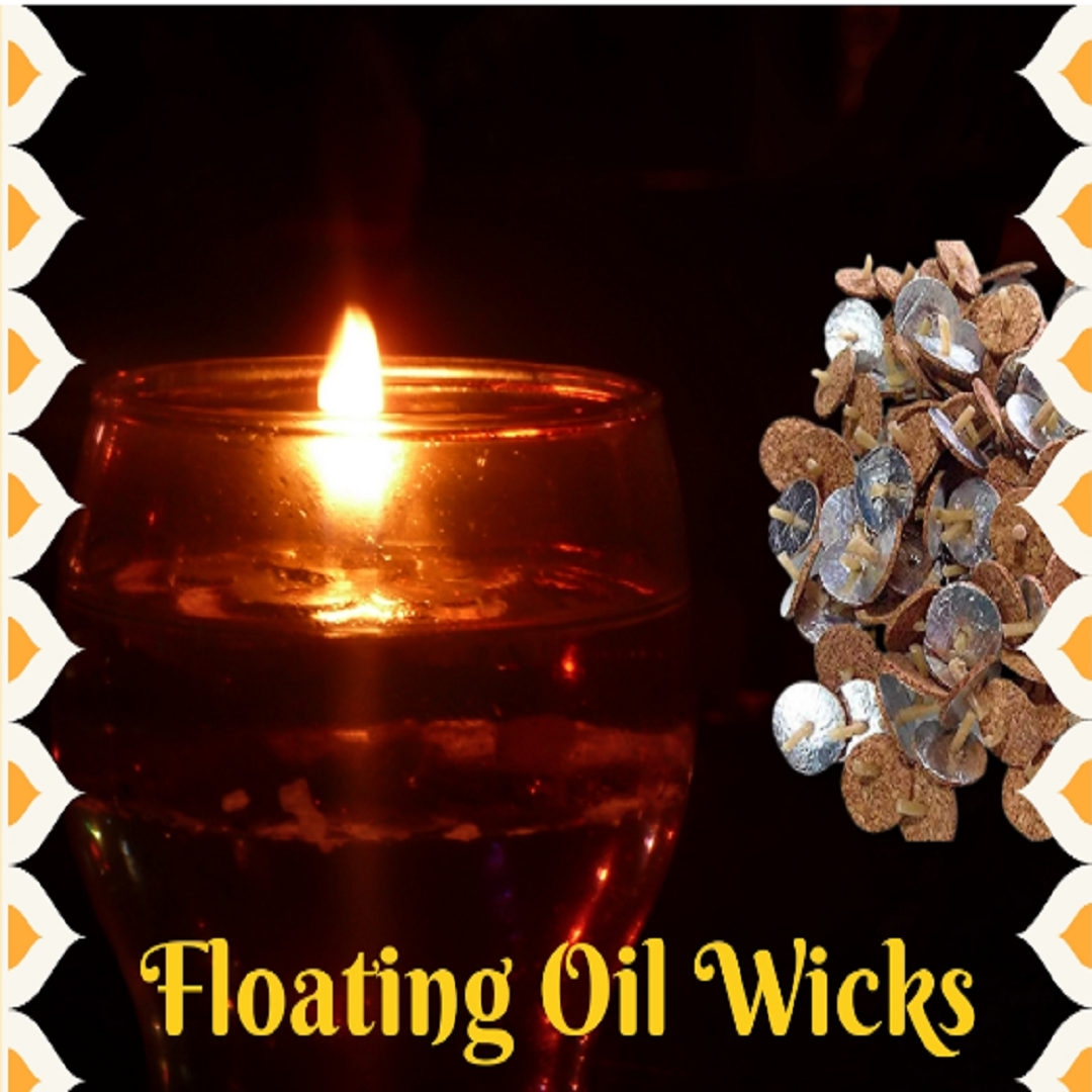 Floating Oil Wicks Pack of 5 (500 Pcs)