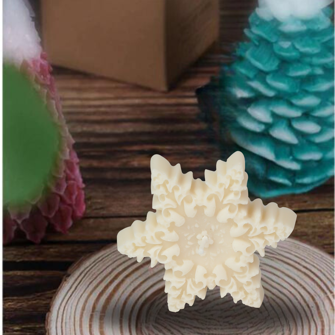 Scented Candles for Christmas (Santa, Christmas Tree, Snowflake)