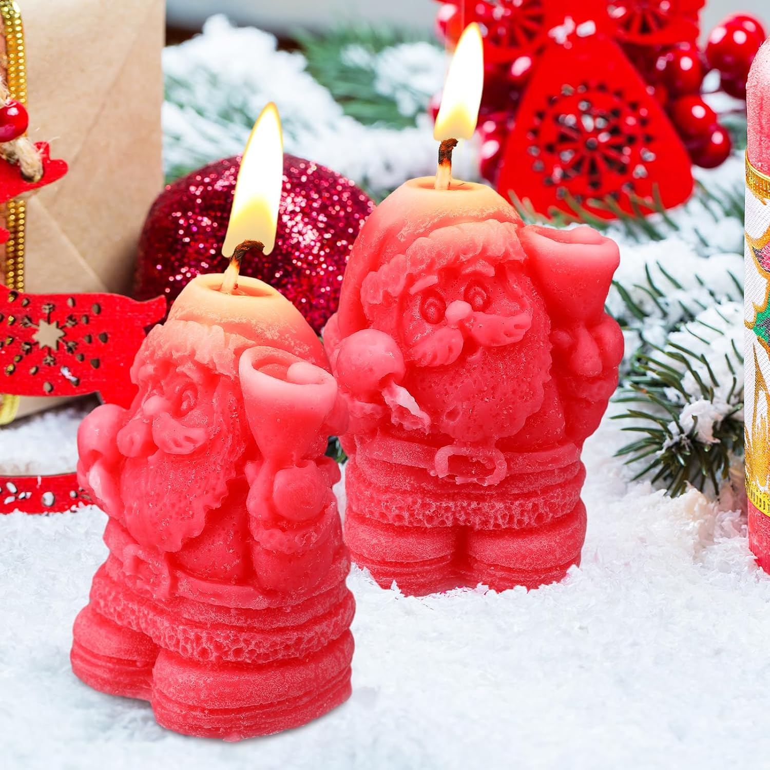 Santa Scented Candles for Christmas
