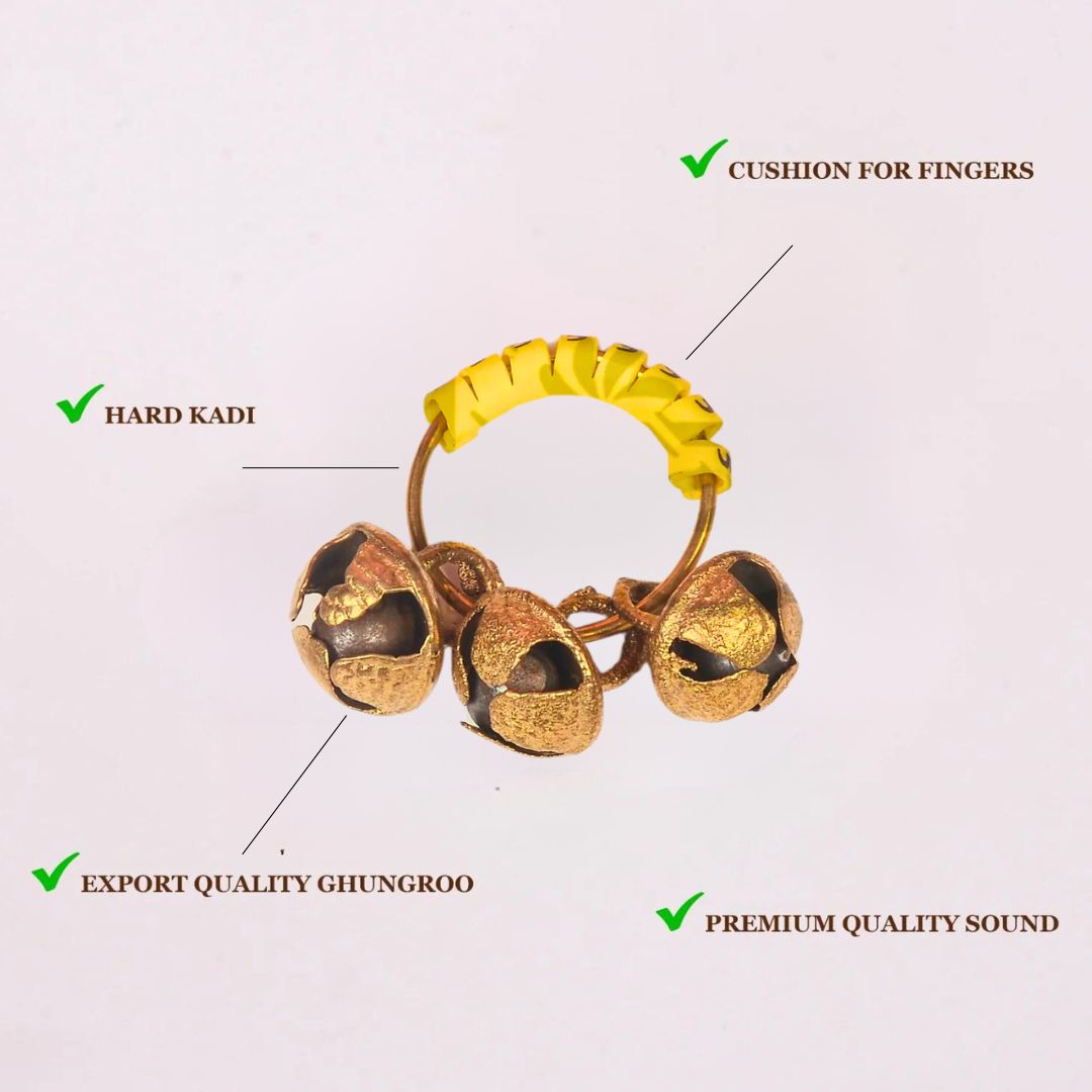 Brass Ghungroo Kadi (Pair Of 2)